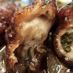 チャイナ 三丁目 - 【'12/12/21撮影】サービスランチ 1000円 のナマ牡蠣の黒豆ソース炒め