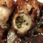 チャイナ 三丁目 - 【'12/12/21撮影】サービスランチ 1000円 のナマ牡蠣の黒豆ソース炒め