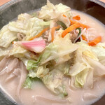 うどん茶屋　三男坊 - 深谷野菜の鶏ダシちゃんぽんうどん　900円
