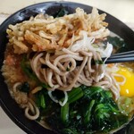 駅そば そば・うどん八起家 - 駅蕎麦はボソボソ麺でなくてはなりませんね