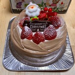 西洋菓子 無花果 - サンタさんチョコクリスマスケーキ