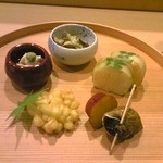 日本料理淳 - 小品盛り（２０１１．７）