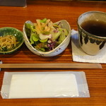 中華 こまめや - 最初のサラダ＆ザーサイ　※2012年12月