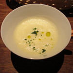 ハタケ青山 - サツマイモのポタージュ