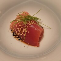 鮨 あお - メジマグロのヅケ