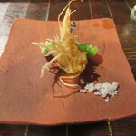 山介 - 「車海老頭」天ぷら