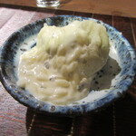 山介 - 「そばがきのブルーチーズのソース」