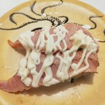 回転寿司すノ家 - 焼きサーモン