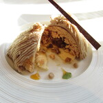 ラ メゾン ドゥ グラシアニ - Fois gras 丹波栗と低温調理したフォアグラ