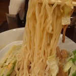 らぁめんや 風神 - 麺はこんなかんじ。