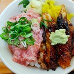 沼津魚がし鮨 - ネギトロうな丼