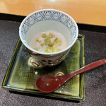 鮨松榮 - 白子ポタージュ