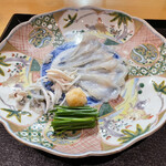 鮨松榮 - てっさ あん肝ポン酢