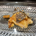 鮨松榮 - 白子バターソテー 黒トリュフ添え