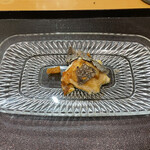 鮨松榮 - 白子バターソテー 黒トリュフ添え