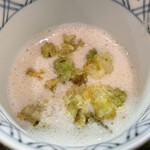鮨松榮 - 白子ポタージュ