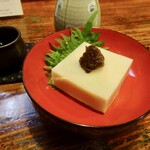 かんだた - ふき味噌そば豆腐４３０円