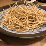 信州蕎麦 蓼科庵 - 揚げ蕎麦