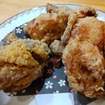 焼き鳥 ばかちん - 今年の唐揚げハーフ〆