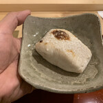 勢麟 - 河豚の白子焼き