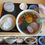 福寿司 - ラーメン600円+ライス150円。福寿司(愛知県新城市)食彩品館.jp撮影