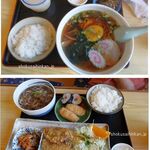 福寿司 - ラーメン600円とランチ830円。福寿司(愛知県新城市)食彩品館.jp撮影