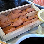 お食事処たかせ - コース１品目にまさかのウニ！？しかもこの粒はドエライよΣ(ﾟДﾟ；)