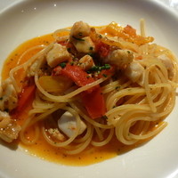 Ristorante 美郷 - 白身魚とピーマンのドライトマト風味 スパゲッティ