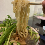 らー麺　Do・Ni・Bo - 茨城の某有名店の太麺をリフト⤴️