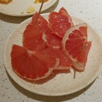 海底撈火鍋 - オレンジを運んでくれた