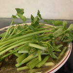 らー麺　Do・Ni・Bo - セリ山盛り〜