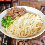 手打ちうどん ぶれーど・う - 肉うどん中盛