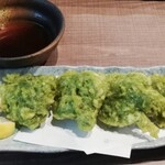 myoujimmaru - あおさの天ぷら