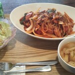 喫茶 あじさい - ナポリタン。