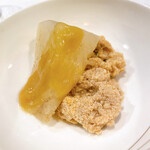 うを徳 - 子煮と淀大根柚子味噌