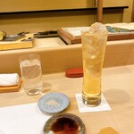 うを徳 - 梅酒ソーダ