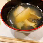 うを徳 - 潮汁に海老芋と蝦夷鮑