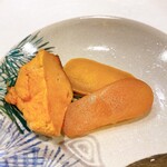 うを徳 - 唐墨（カラスミ）２種、＆　鮟肝