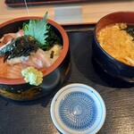 Kaisenya Ikeikemaru - 海鮮づけ丼定食800円税込