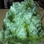 赤乃れん - ちょびっと盛りのミルク宇治みぞれです