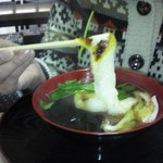 赤乃れん - 香ばしいお餅ののび具合が良いですね（≧▽≦)