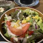 大阪産料理 空 - おかわり自由のサラダ！