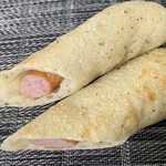 スーリープー - ロングソーセージ&グリーンペッパー（断面）