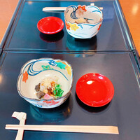 京都吉兆 松花堂店 - 向附　帆立の酢の物
