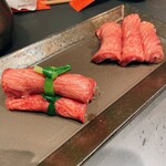 焼肉ホルモン 風土. - 芽ネギ牛タン