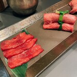 焼肉ホルモン 風土. - 昆布じめ牛タン