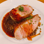 ビストロ カフェ デリ ポキナ369 - お肉のメイン　スペイン豚肩ロースグリル