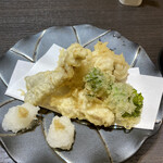 高志の恵み 玄 - 白子の天ぷら