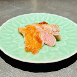 仁修樓 - ◎もも肉とセセリを塩または甜麺醤で頂く。