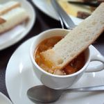 水呑カフェボヌー - 野菜スープ＆バケット